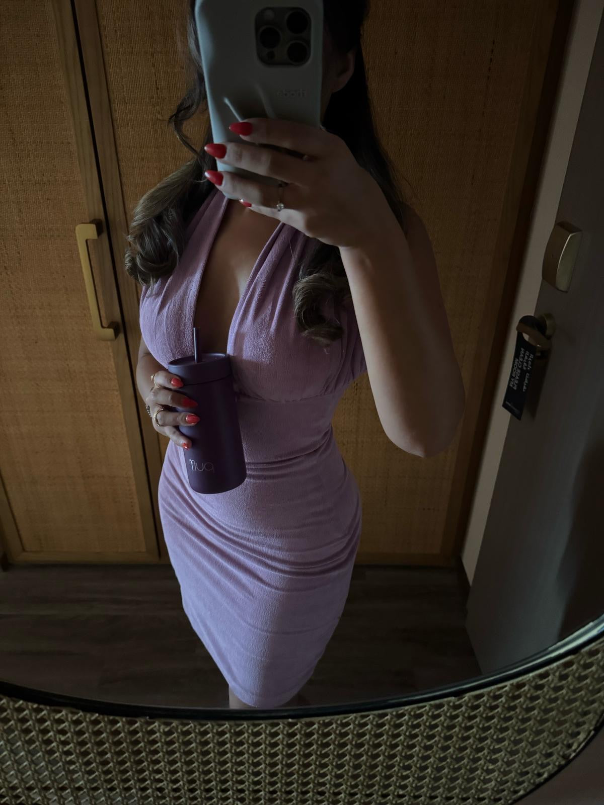 Lavender towel