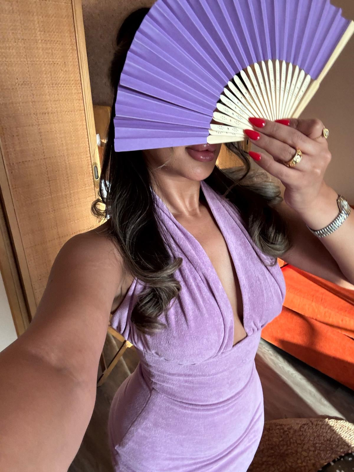 Lavender towel