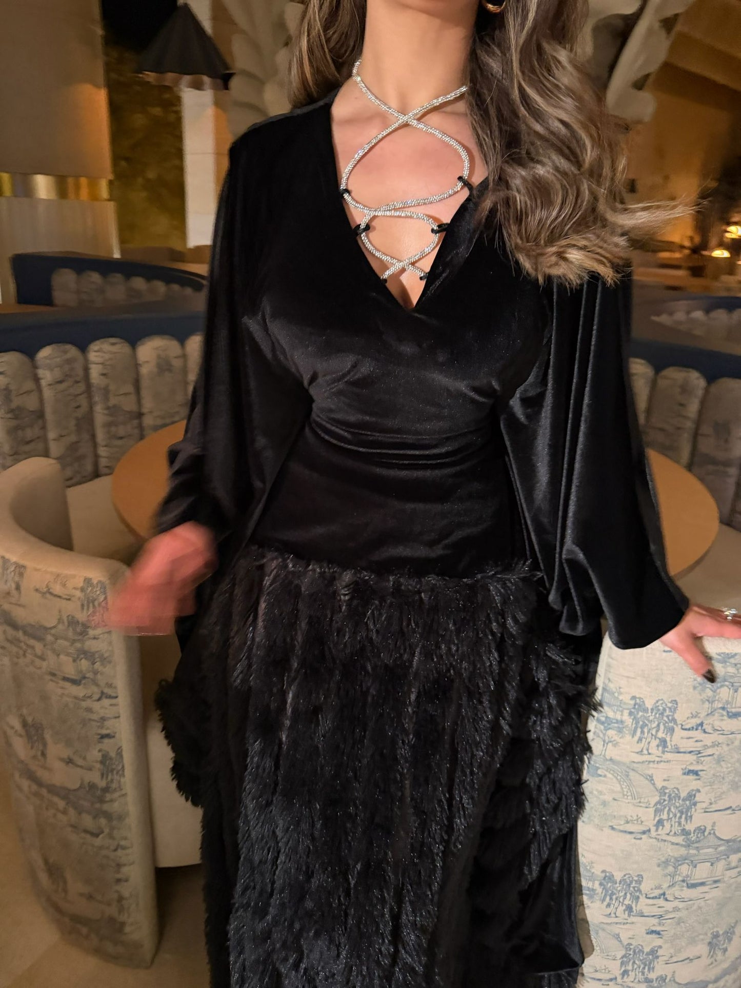 Black velvet signature