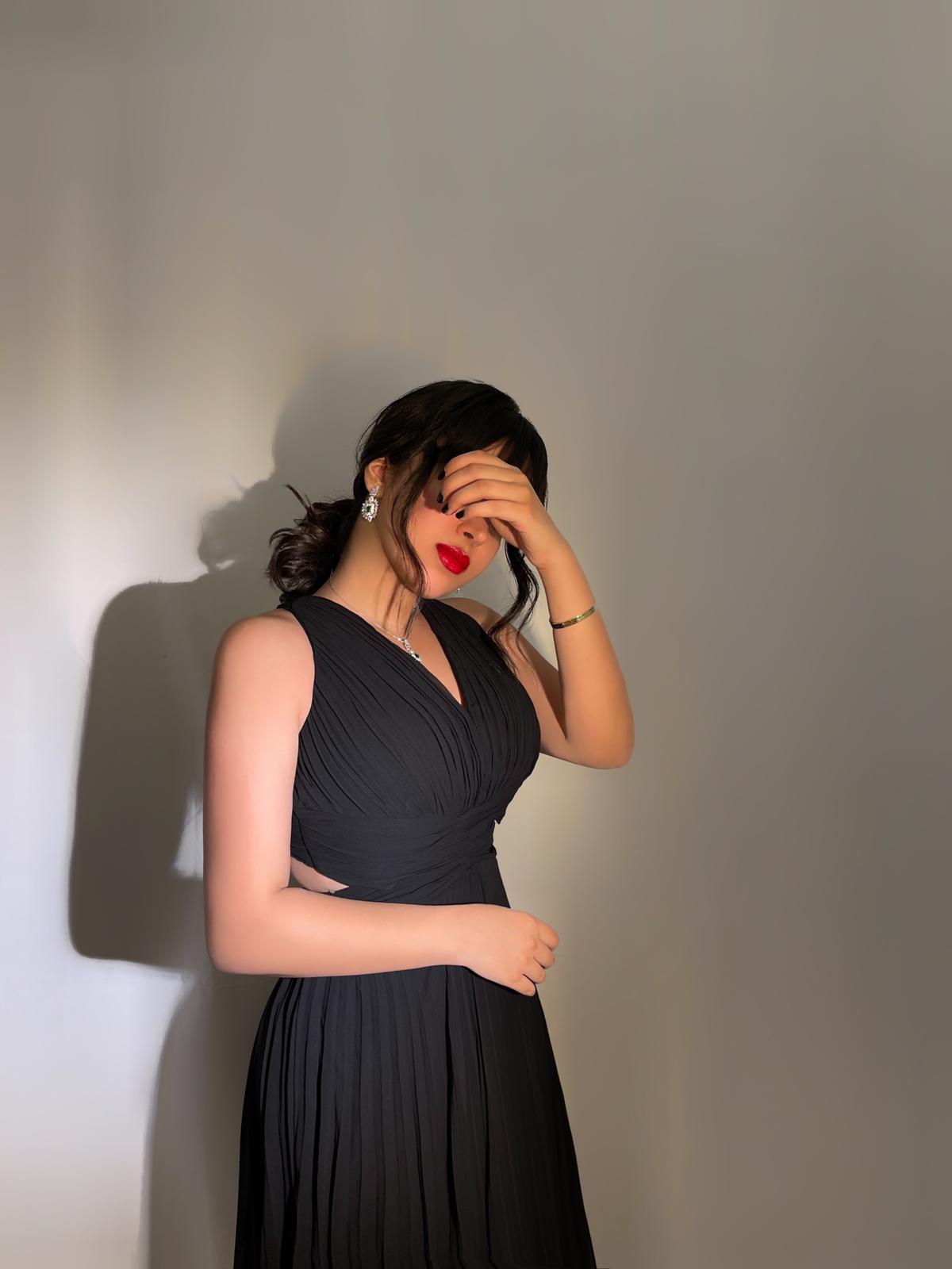 Black oct dress