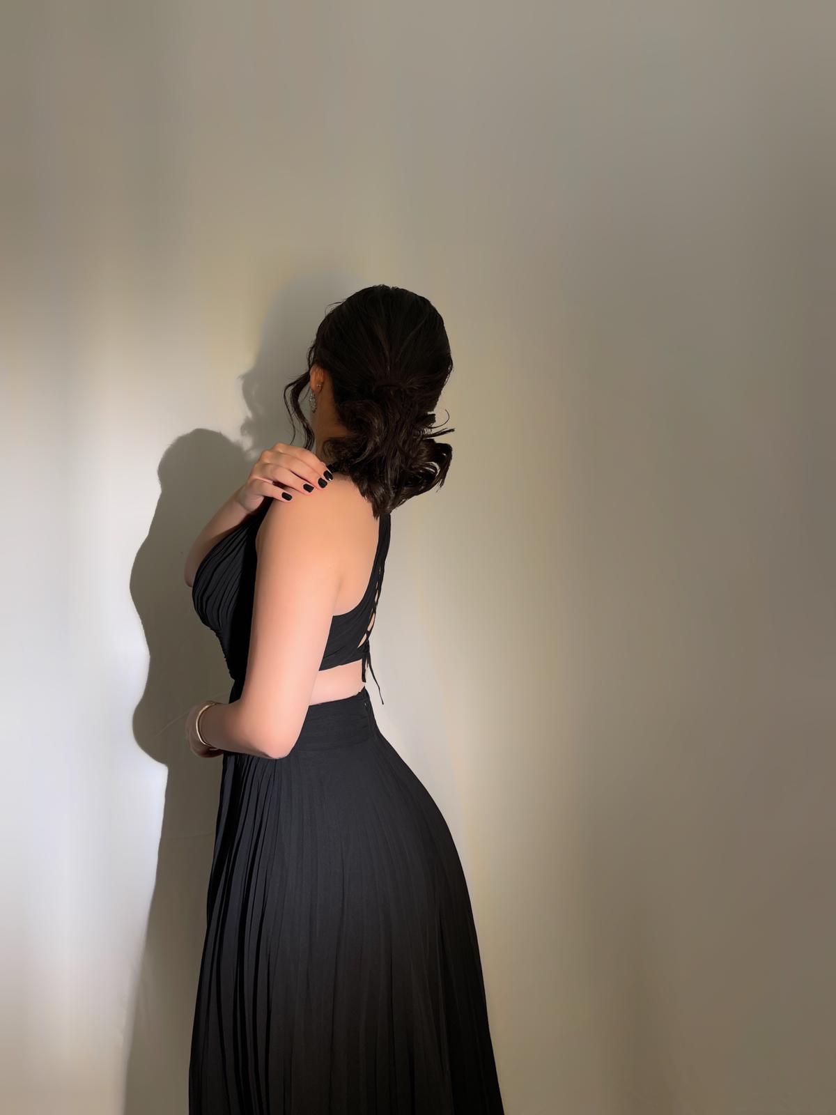 Black oct dress