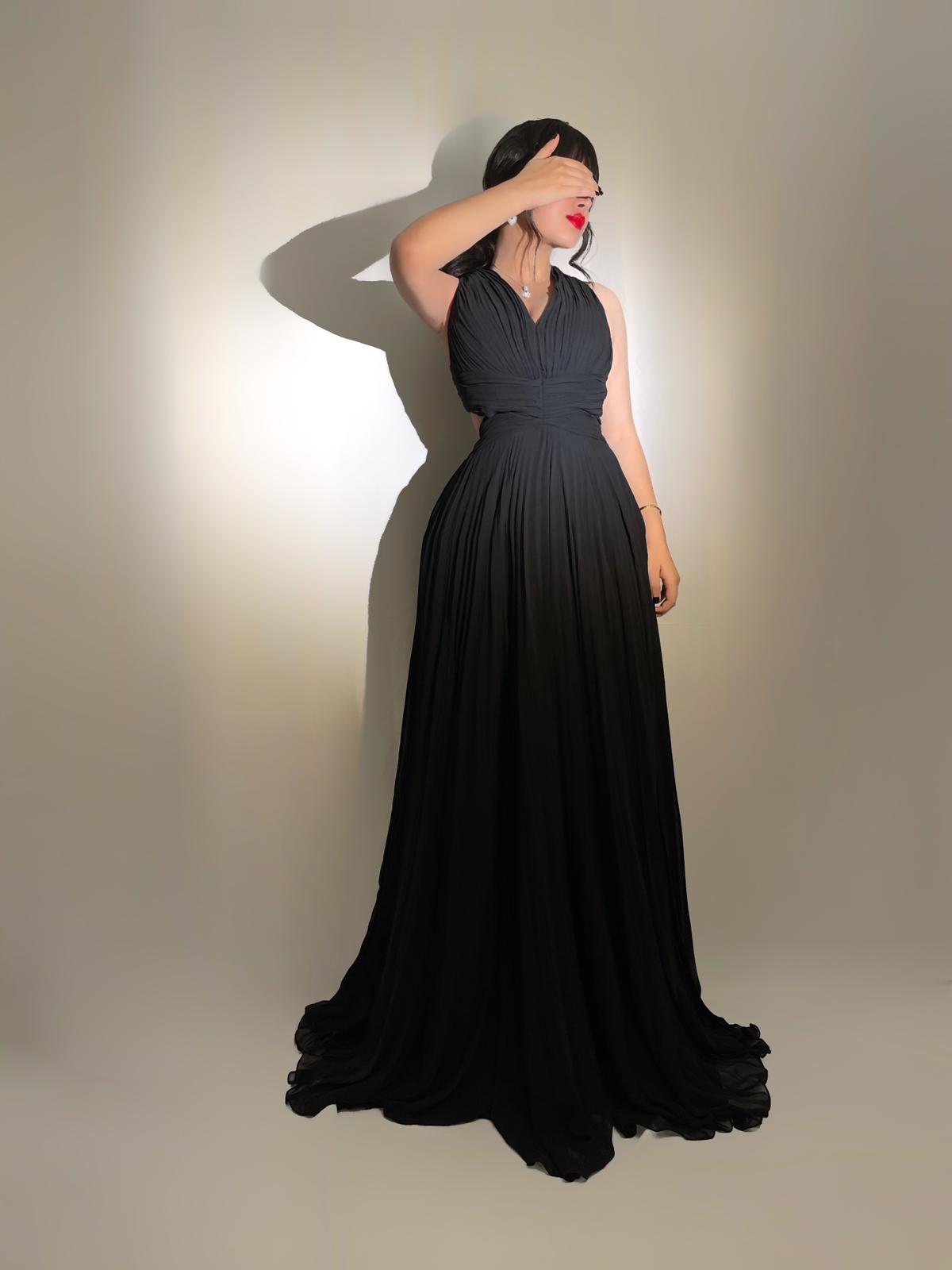Black oct dress