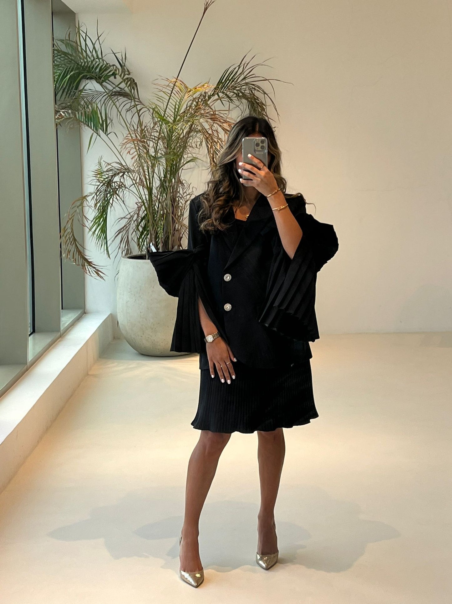 Black blazer crystal