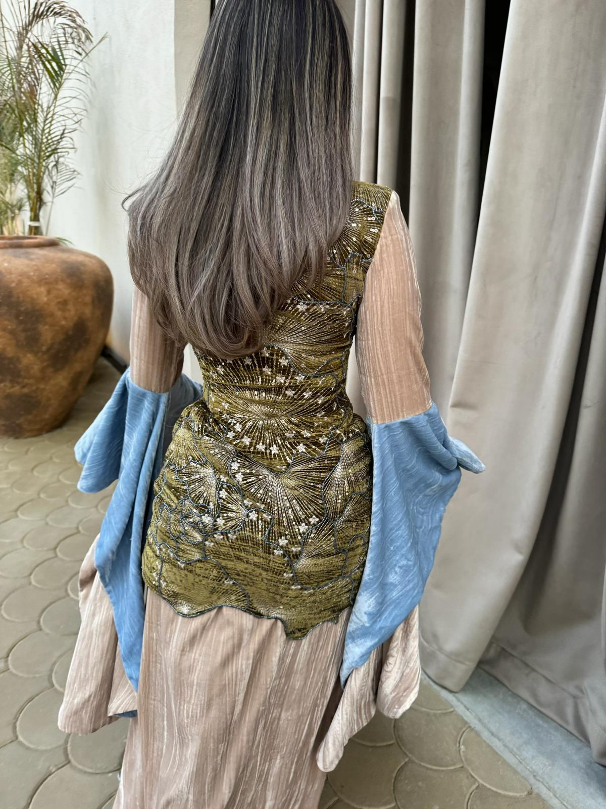 Sweet cream kaftan