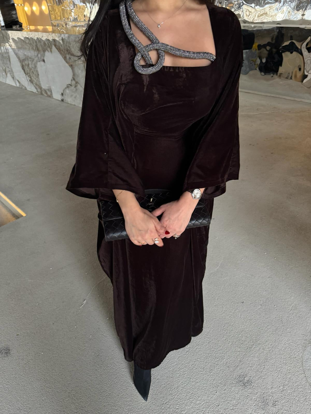 Crystal velvet brown