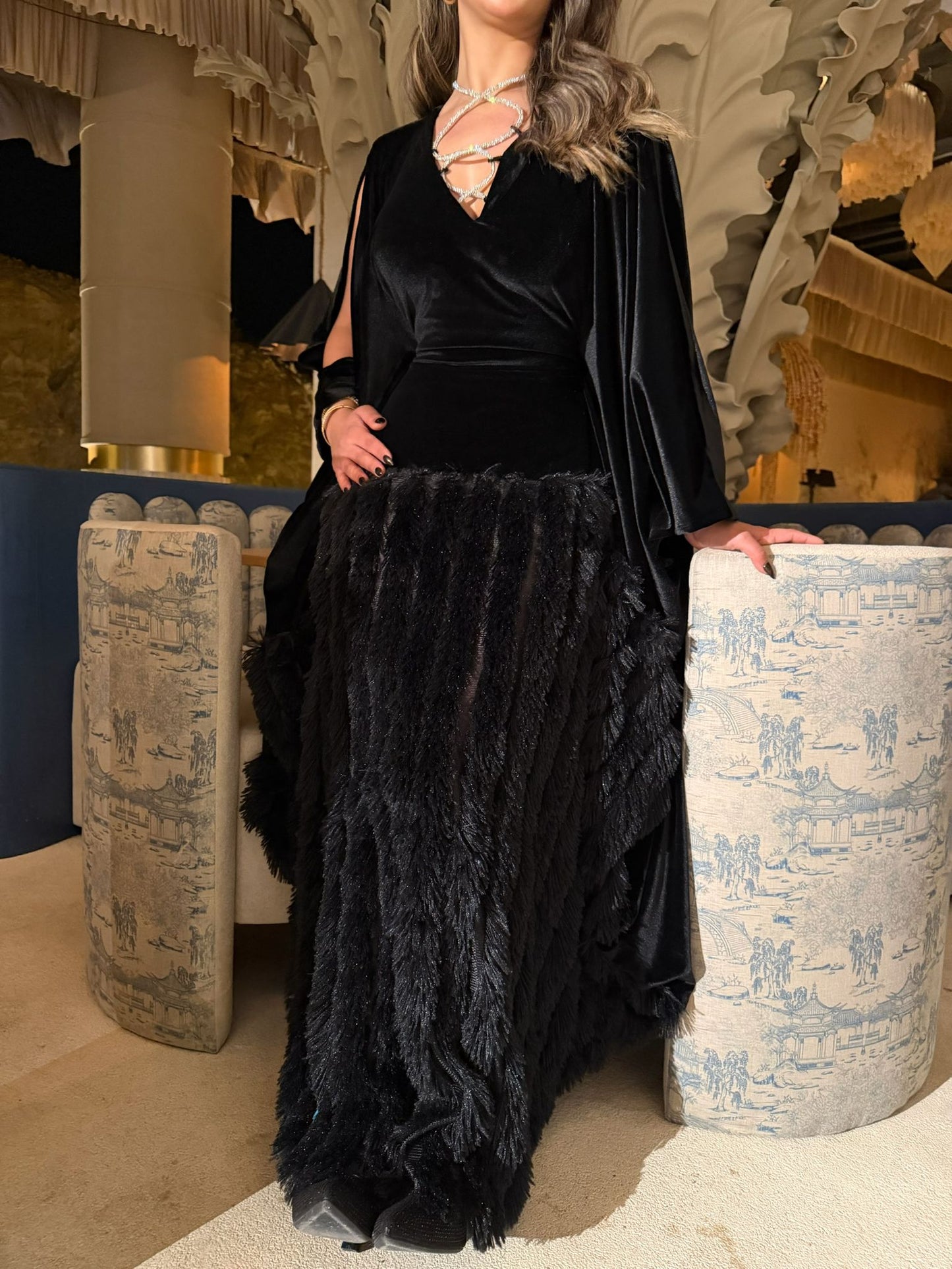 Black velvet signature