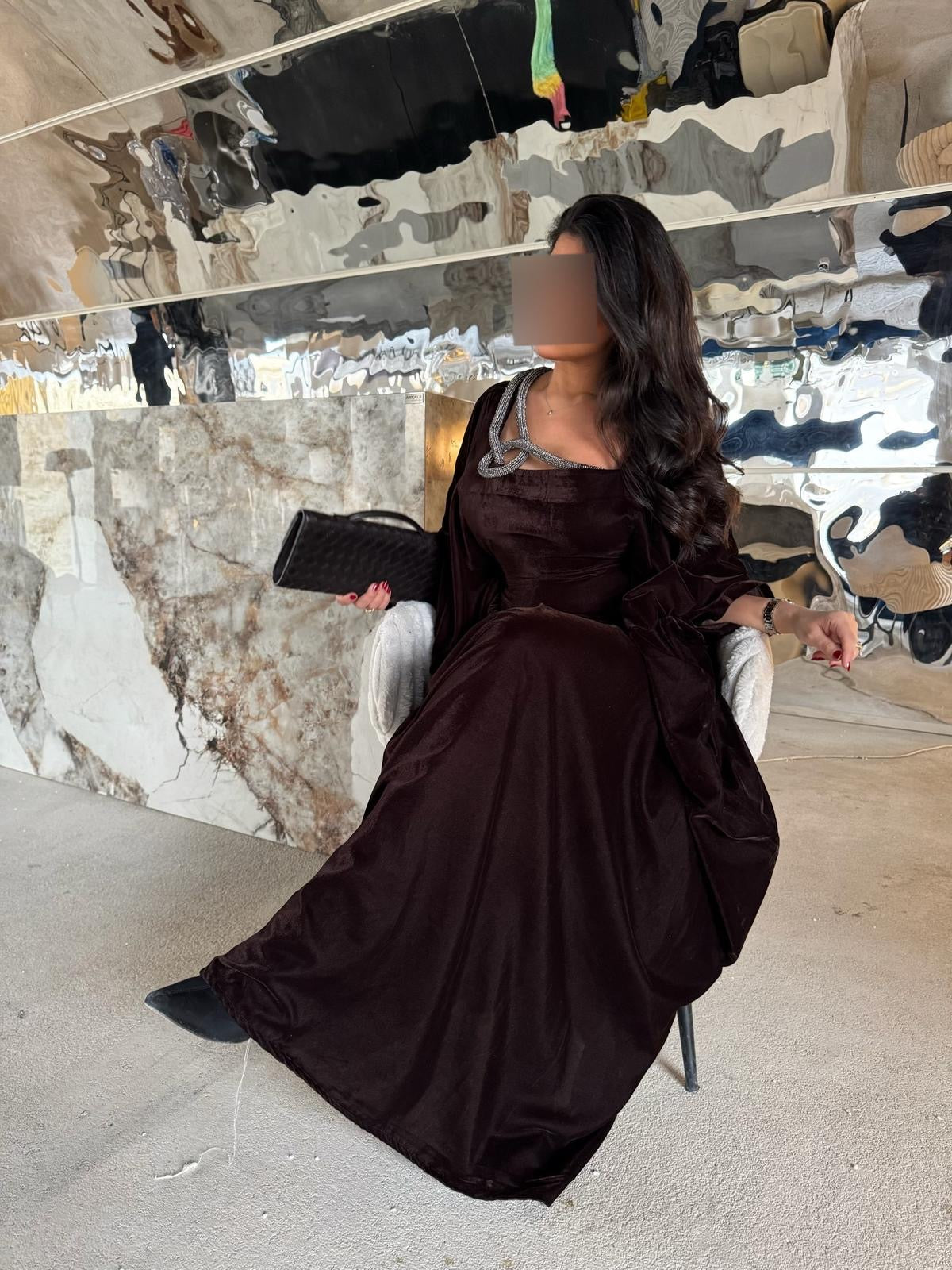 Crystal velvet brown