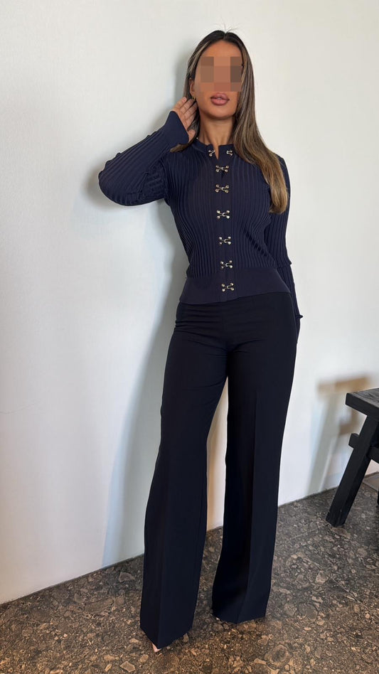 Navy blue chains- top