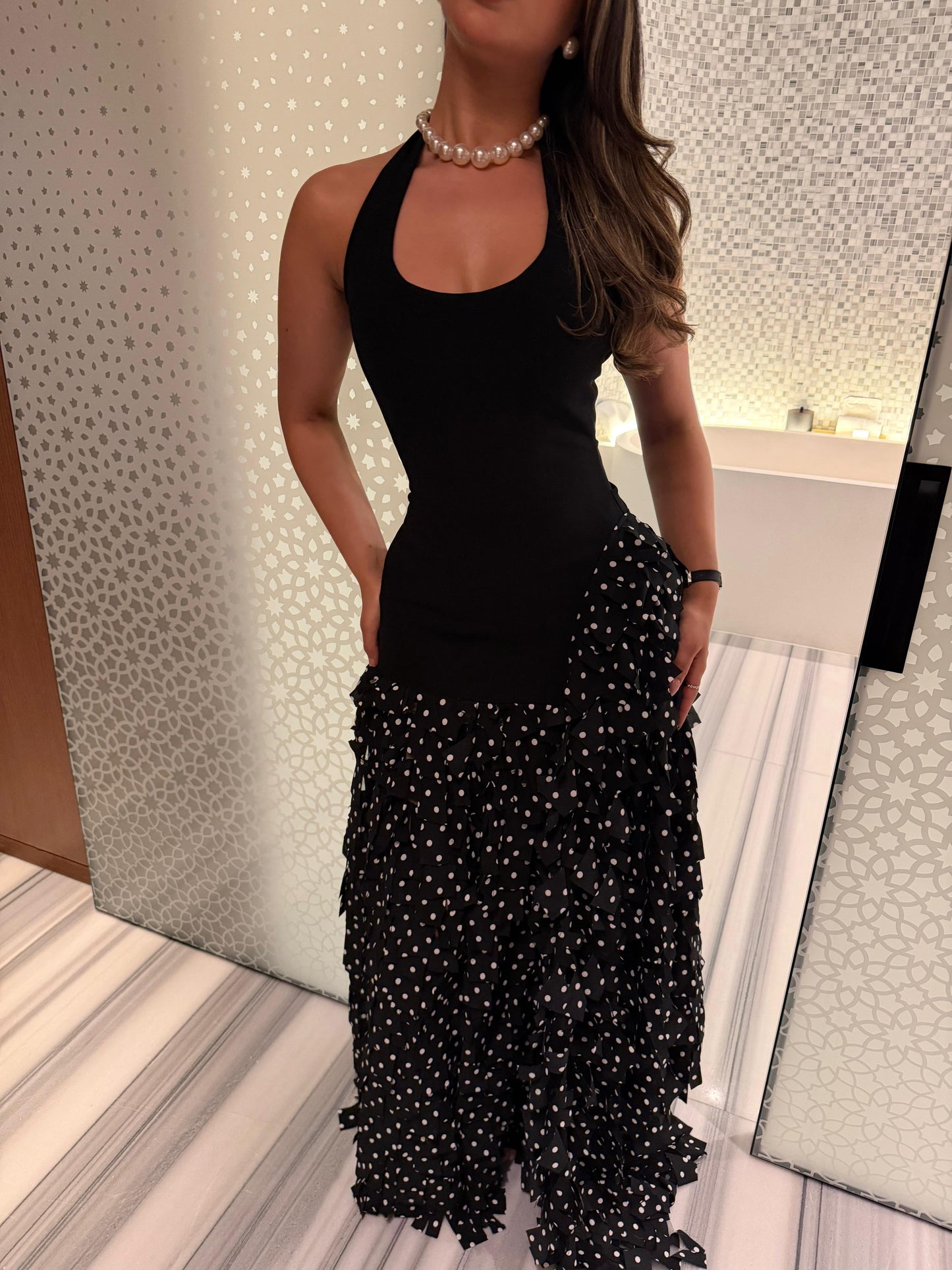 Polka dots reffle