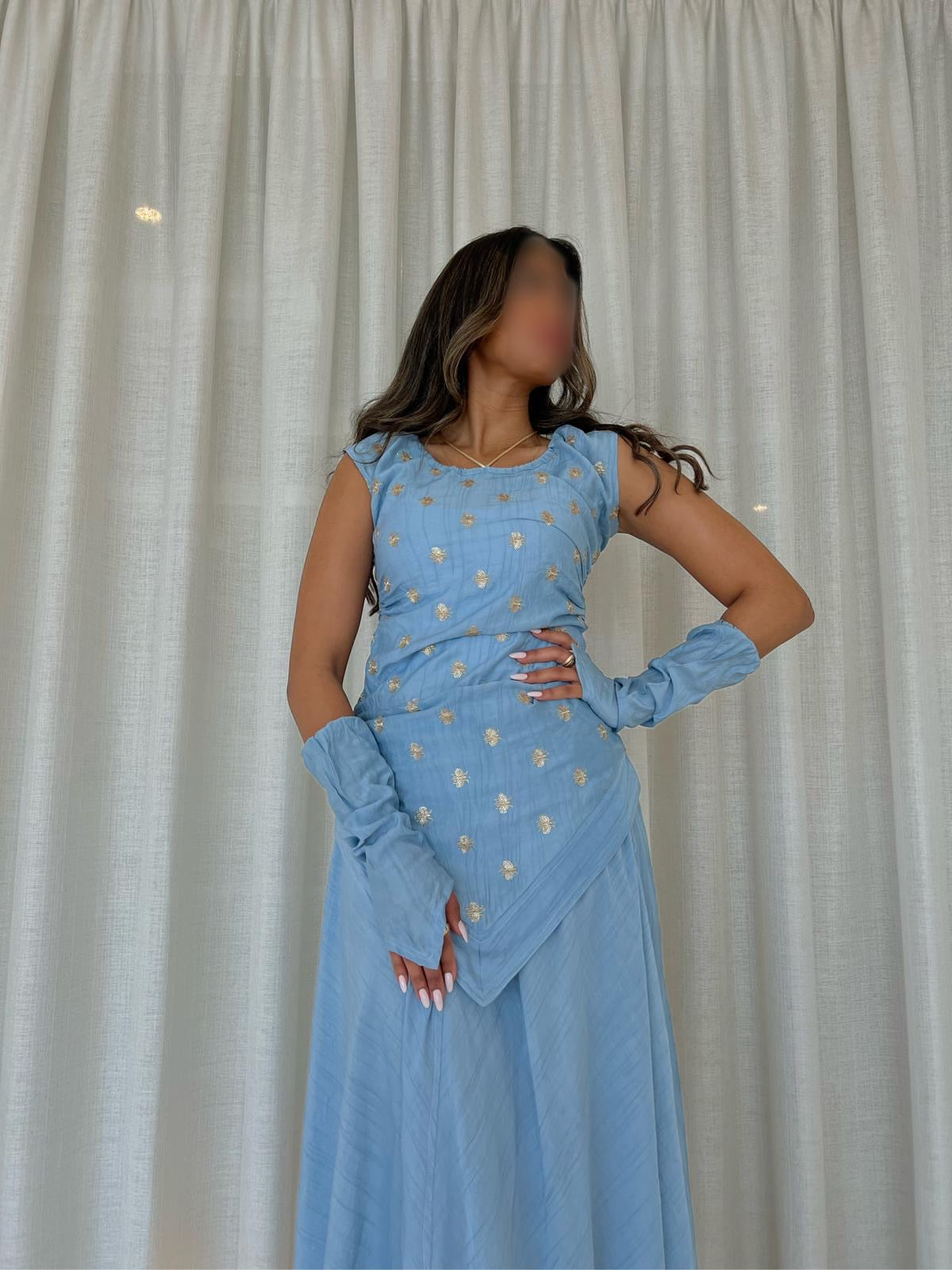 Butterfly blue - two pieces