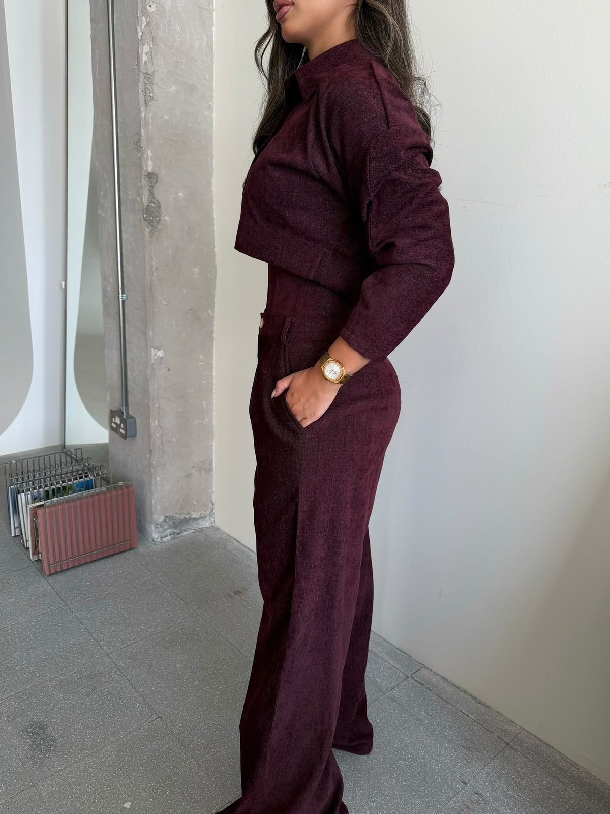 Oct corset - Burgundy