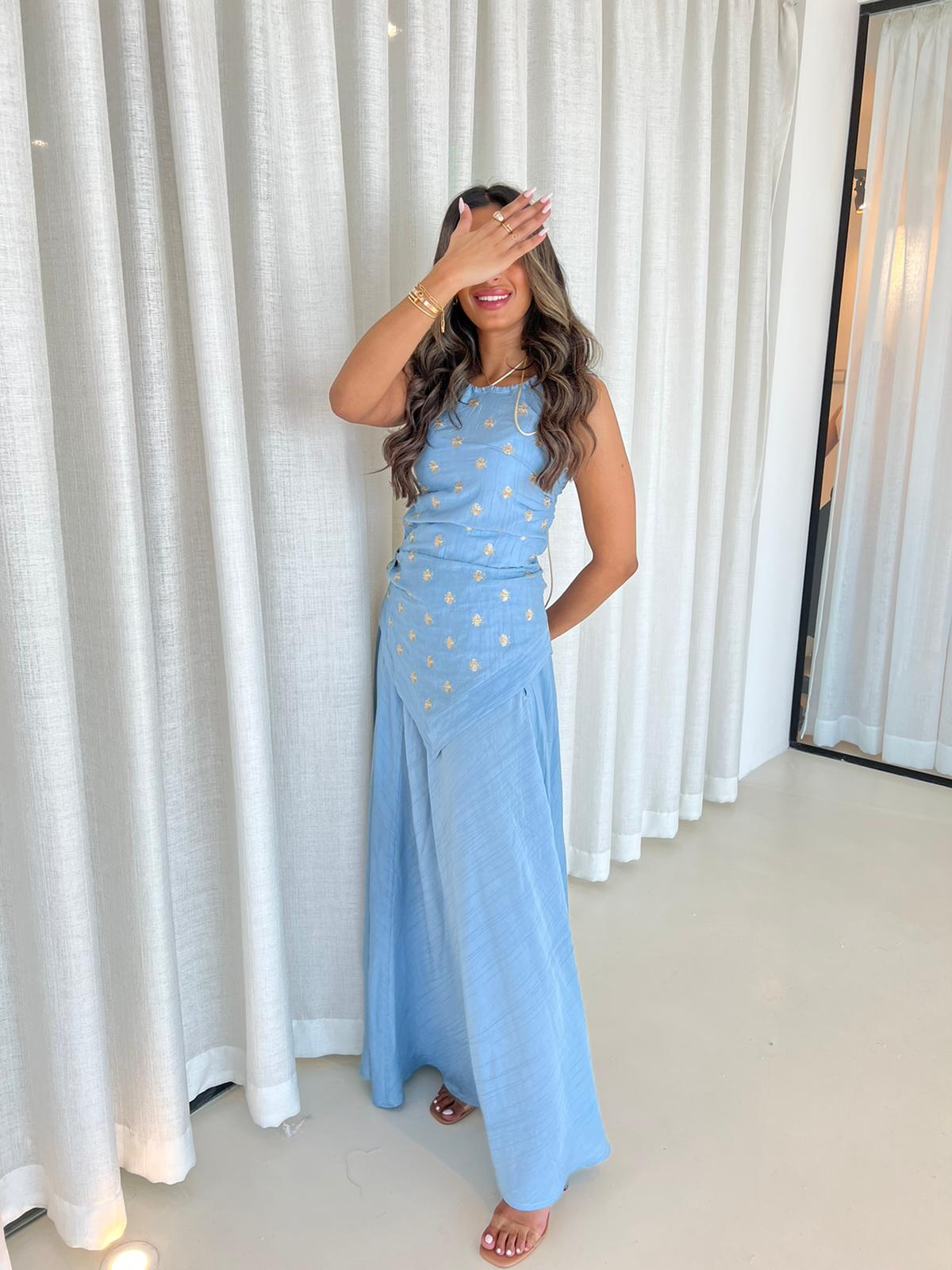 Butterfly blue - two pieces