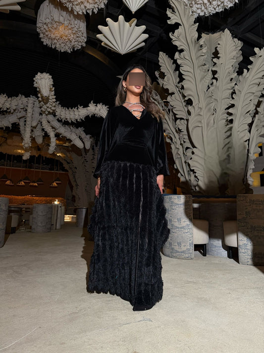 Black velvet signature