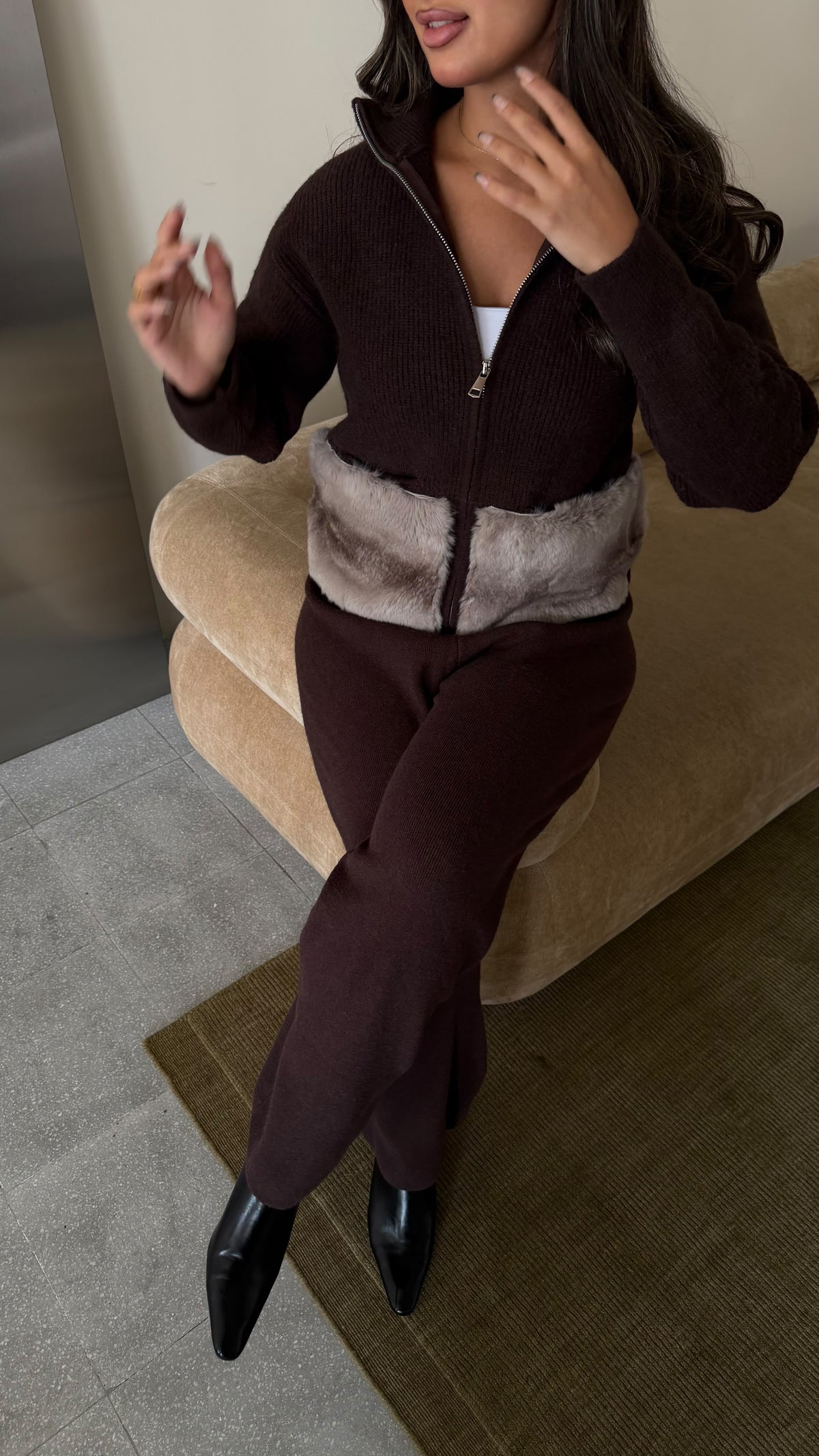 Fur set - Brown