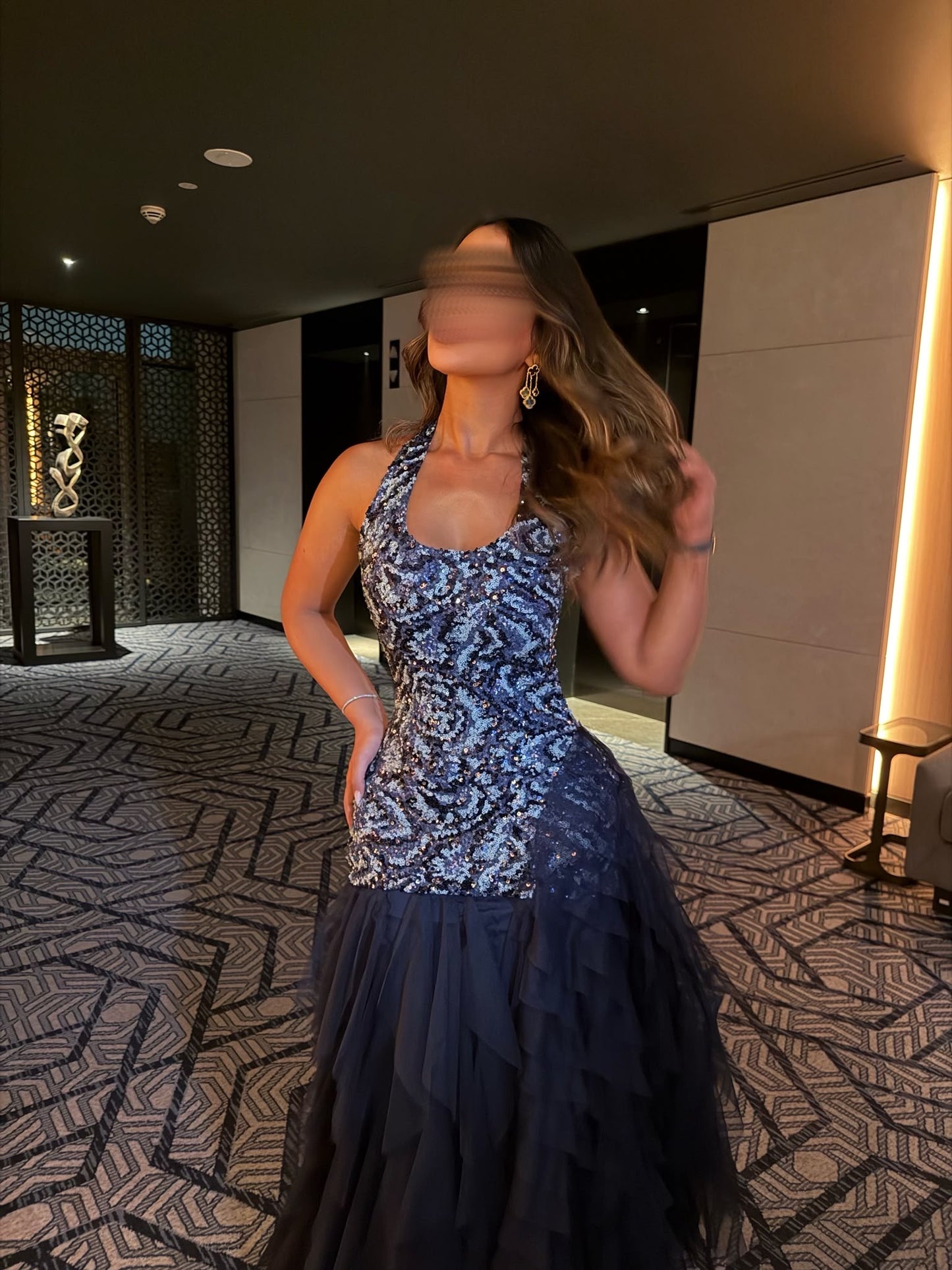 Shades blue reffle