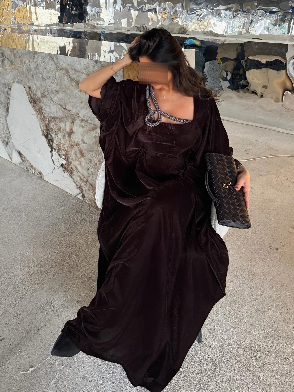 Crystal velvet brown