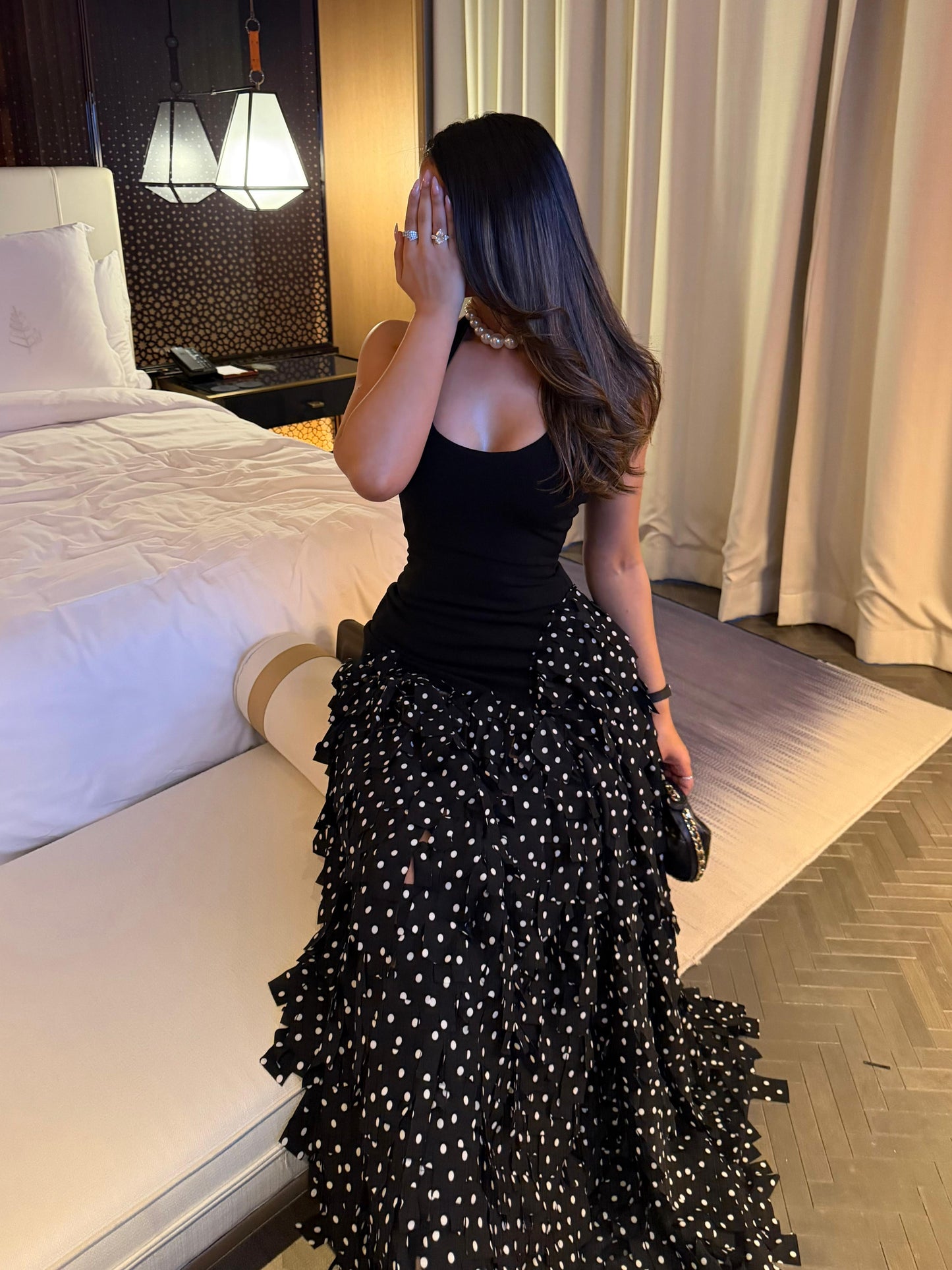 Polka dots reffle