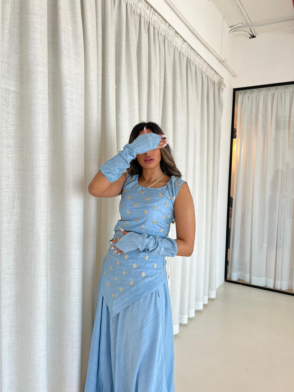 Butterfly blue - two pieces