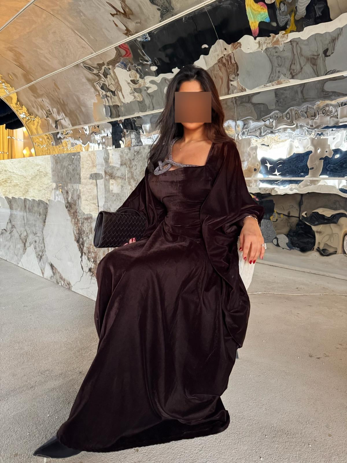 Crystal velvet brown