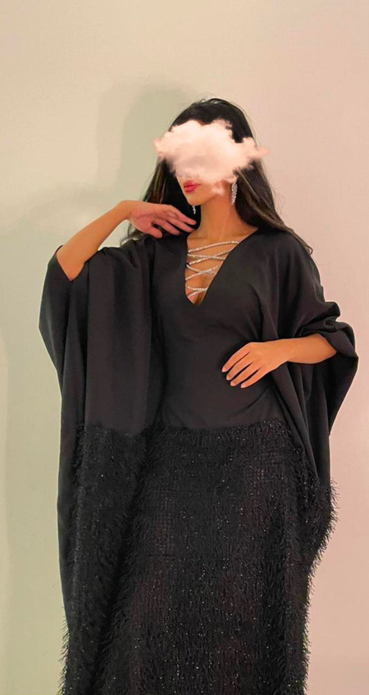 Swarovski Lines dress(Black)