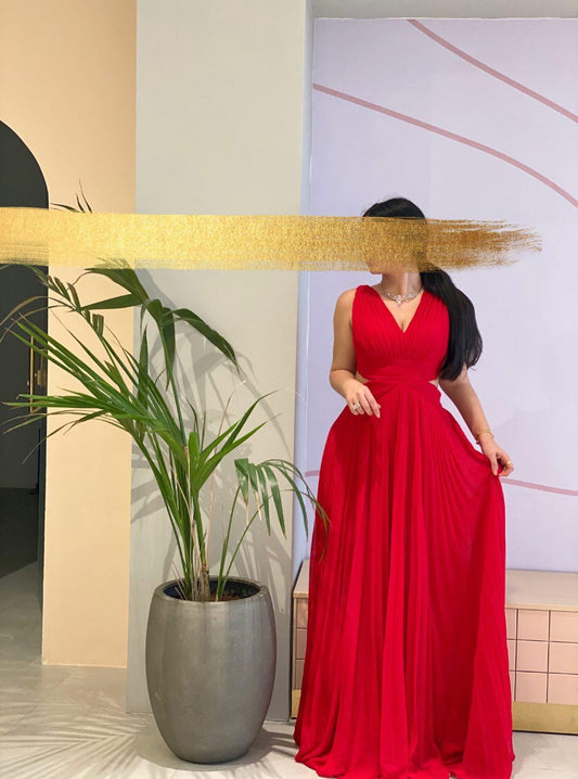 Red Oct dress