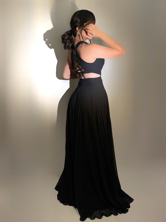 Black oct dress